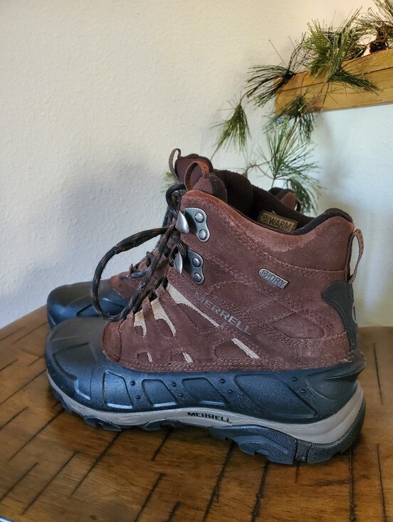 Merrell Shoes - Merrell Moab Polar Insulated Waterproof Hiking Snow Boots Expresso Unisex